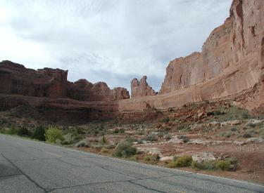 View From Arches National Park Road 9
