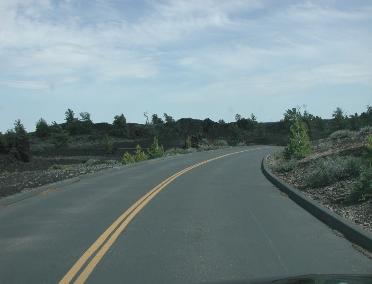 Driving Craters of the Moon Park Road