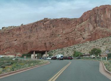Entrance to Arches National Park