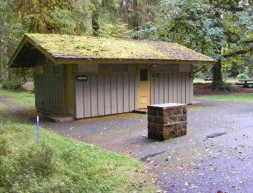 Loop B Restroom Hoh Campground Olympic National Park