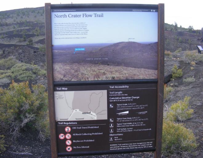 Craters of the Moon North Crater Trail