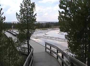 Geyser Basin Boardwalk in 2011